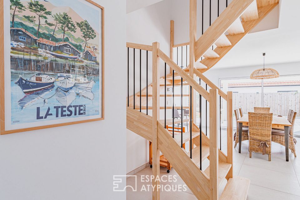 Villa d'Architecte contemporaine en hyper centre de la Teste