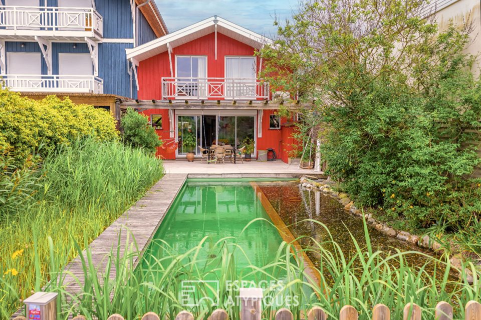 Maison d'explorateurs avec vue sur le port à La Teste-de-Buch