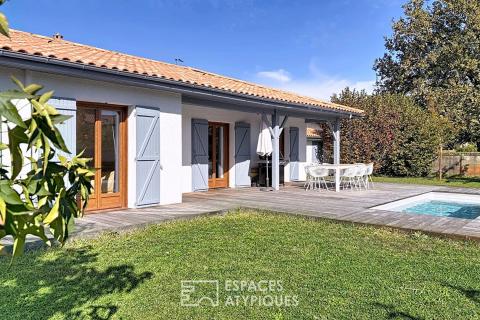 Maison rénovée avec studio indépendant, piscine et jardin paysager