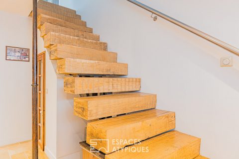 Maison familiale en centre-ville avec accès à la plage