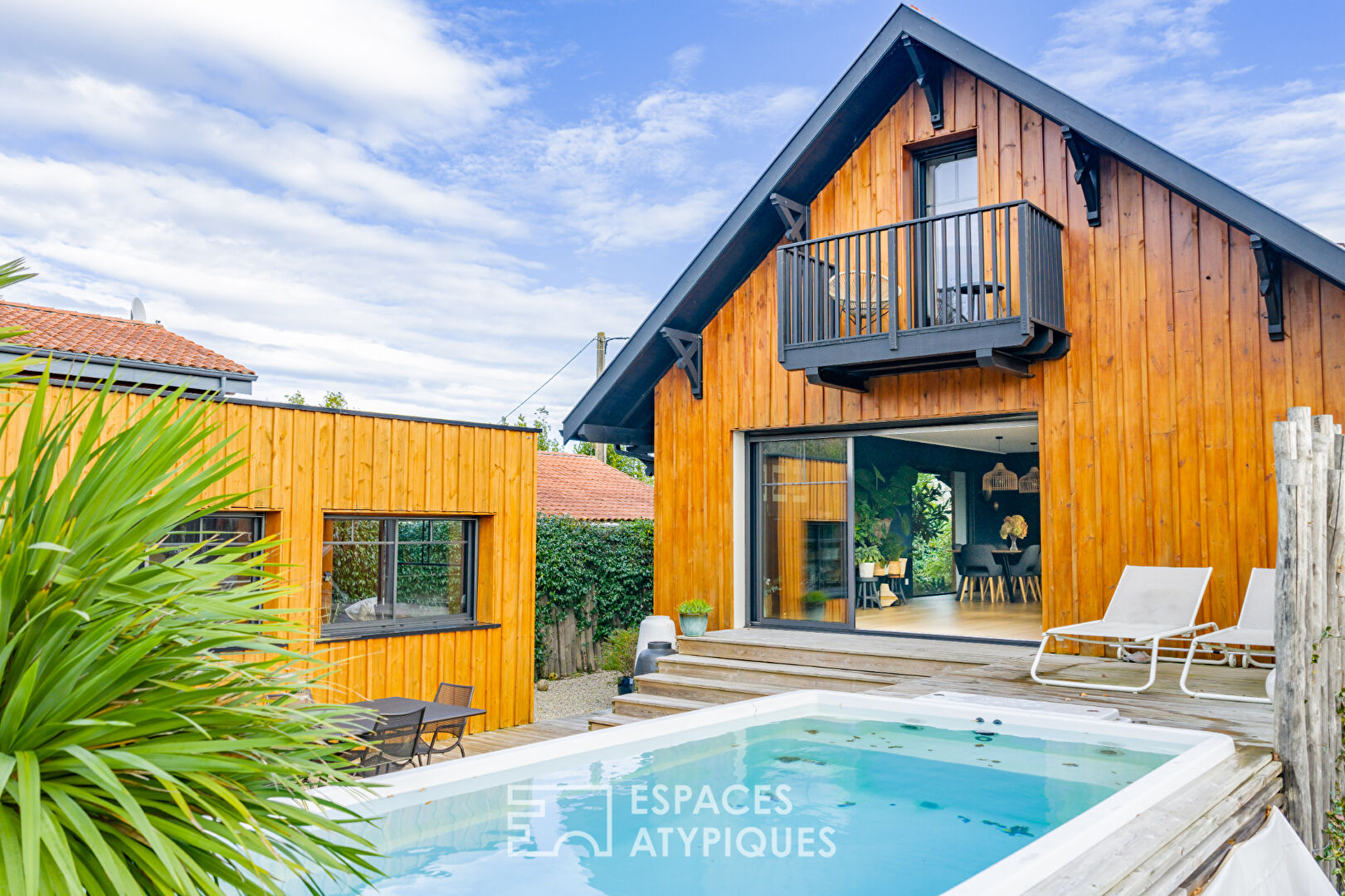 Élégance et esprit chalet face au Bassin d&rsquo;Arcachon