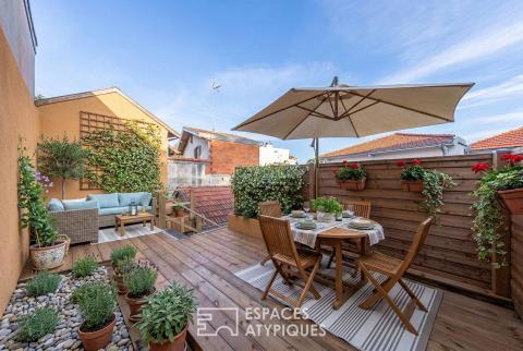 Appartement indépendant avec terrasse intimiste