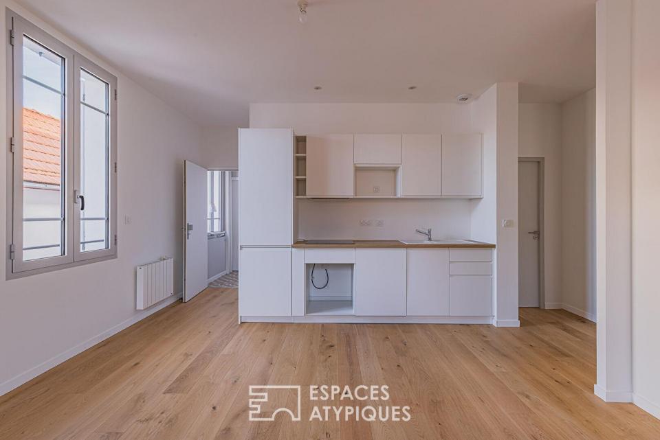 Appartement lumineux en dernier étage aux pieds du Bassin