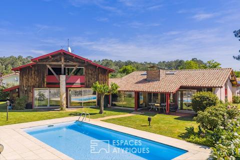 Villa d&rsquo;architecte à Lanton-Cassy : Volume et Potentiel