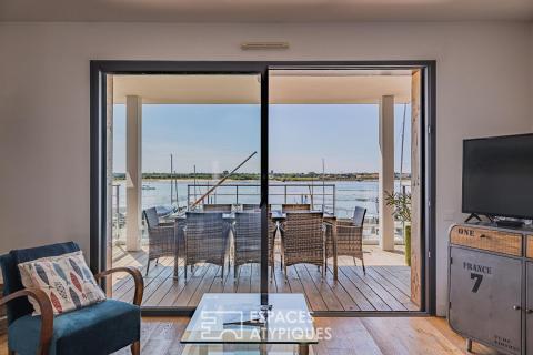 Appartement contemporain avec terrasse et  vue bassin à l&rsquo;Aiguillon