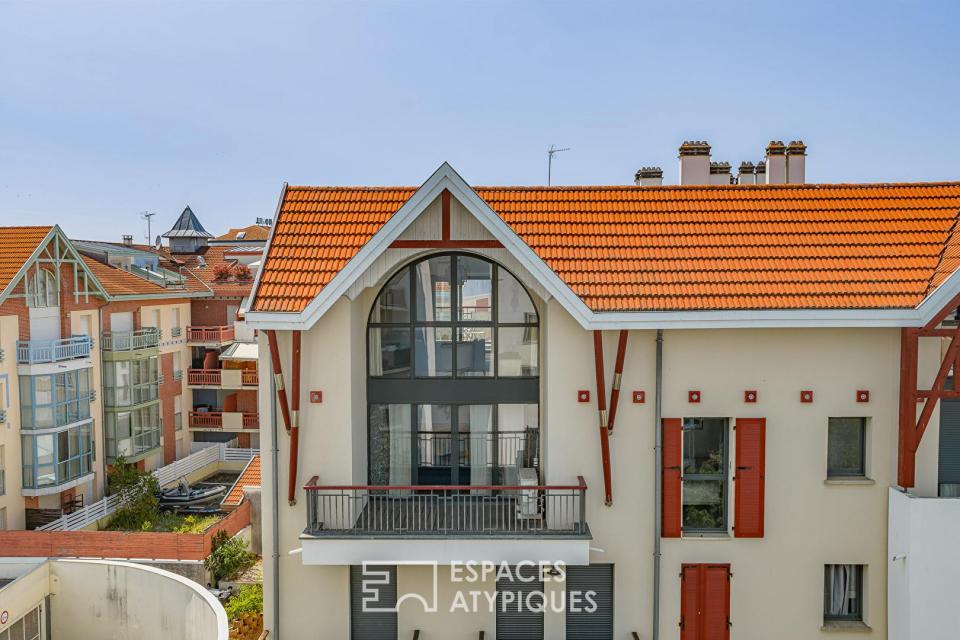 Dernier étage avec terrasse dans l'authentique quartier de l'Aiguillon