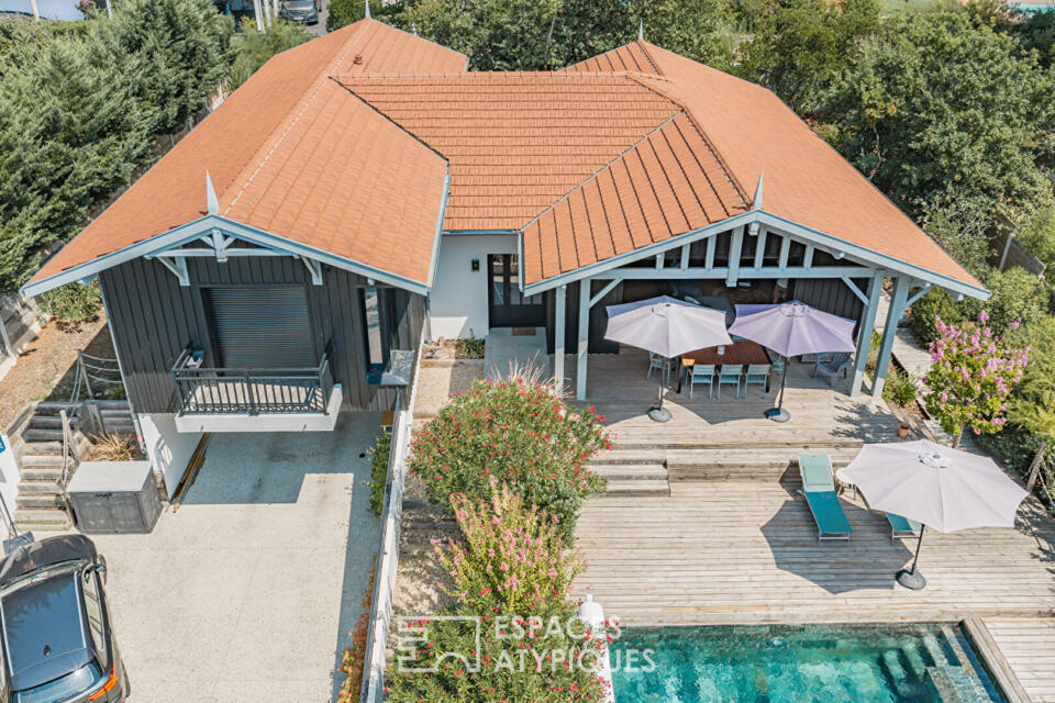 Villa d'architecte contemporaine esprit Bassin