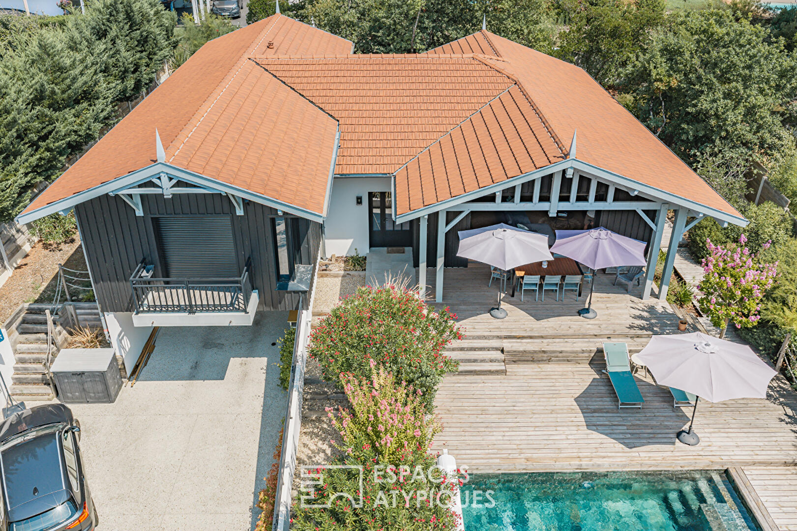 Villa d'architecte contemporaine esprit Bassin