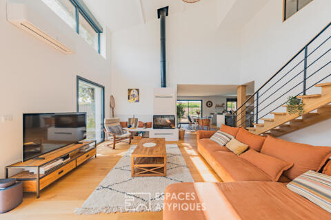 Maison de famille, mélange de bois et de modernité