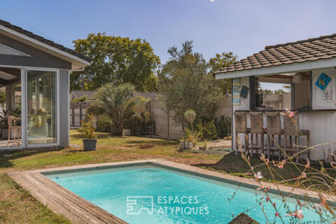 Contemporary property and its exceptional equestrian park in Audenge