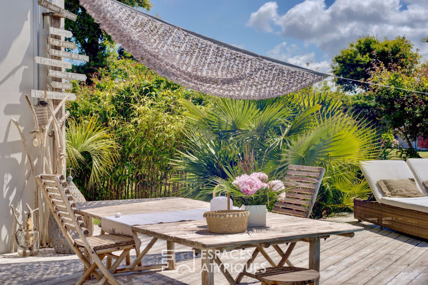 Maison contemporaine esprit ethnique chic