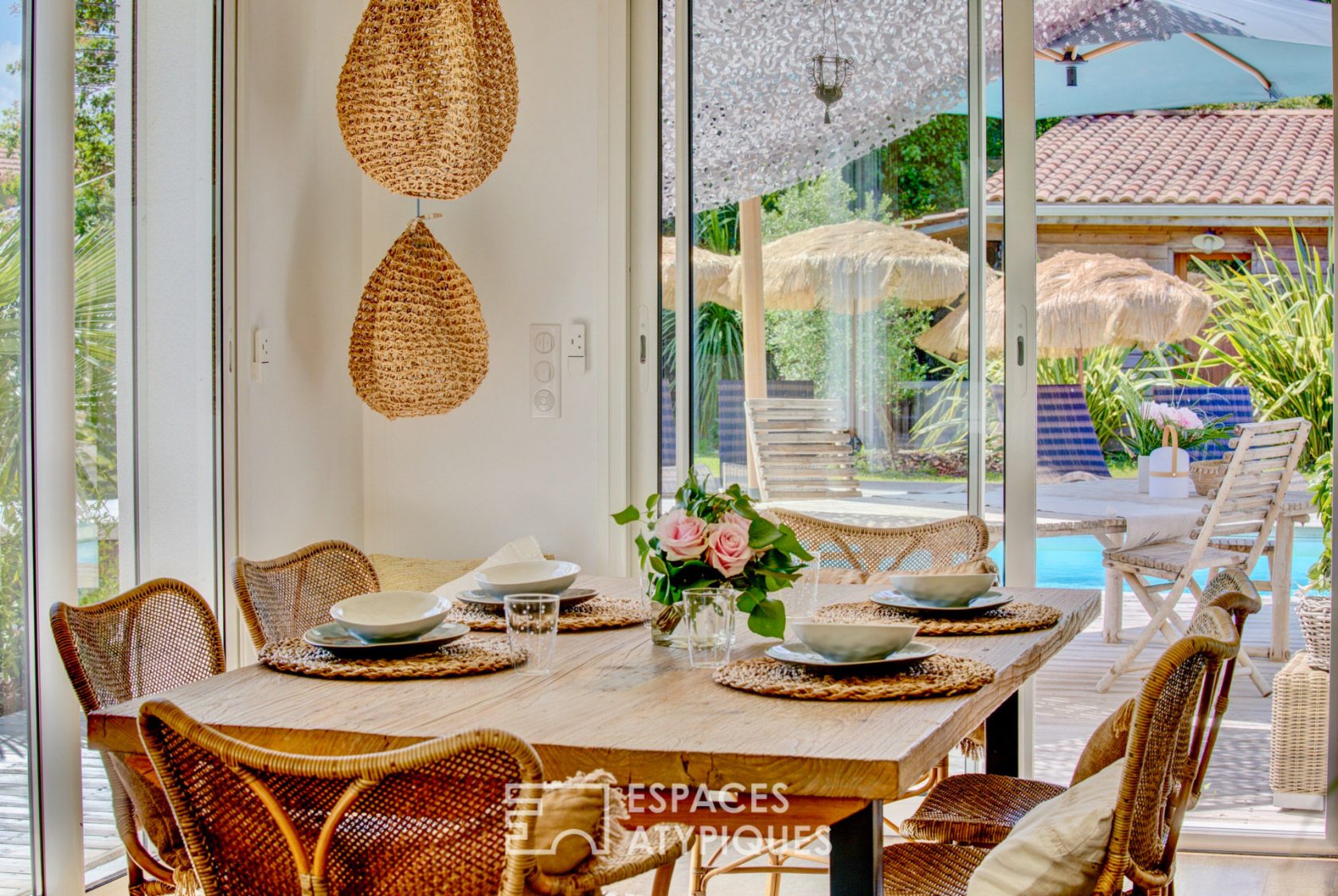 Maison contemporaine esprit ethnique chic