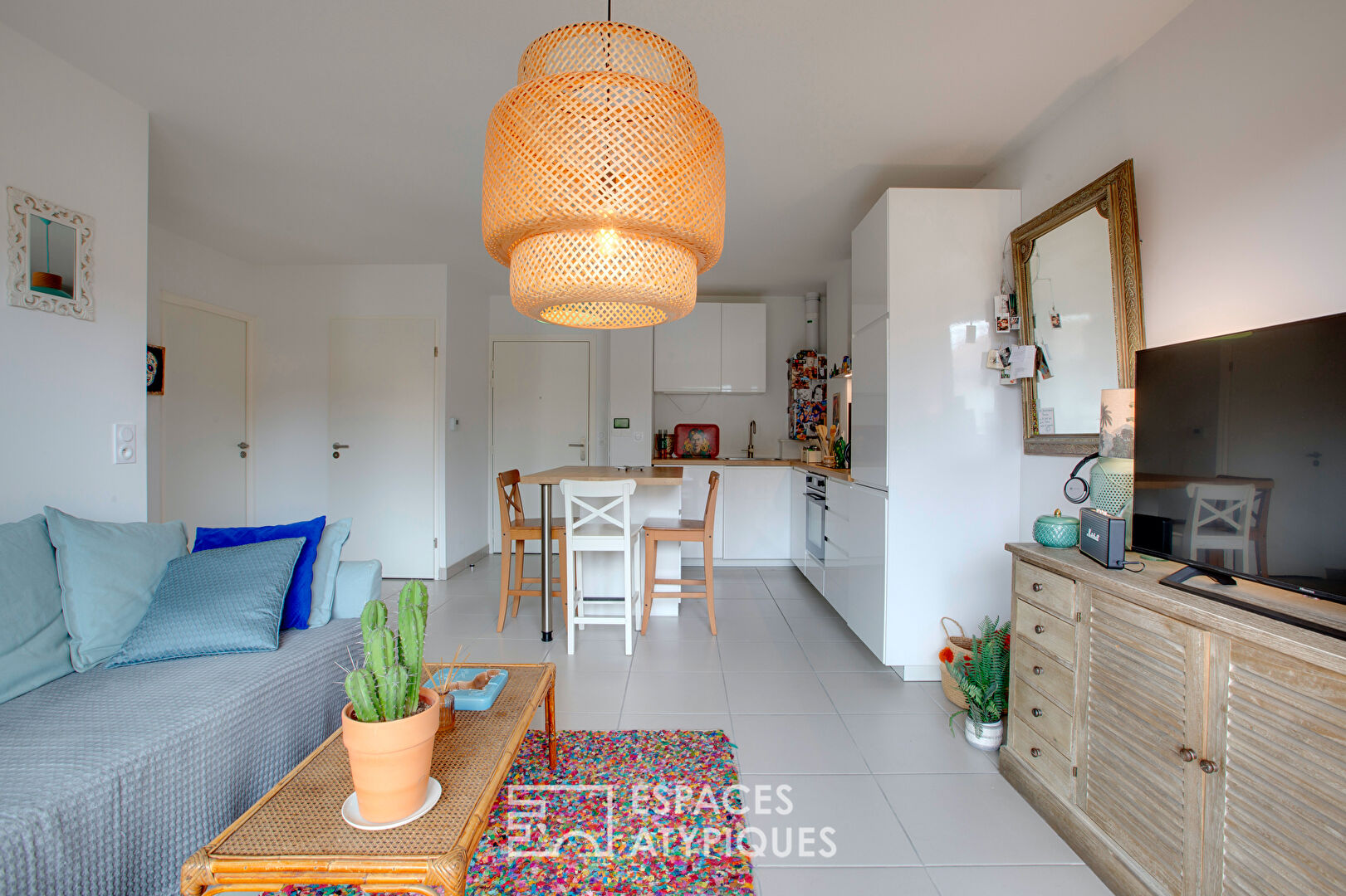 Appartement lumineux avec terrasse en bois au coeur de Seignosse