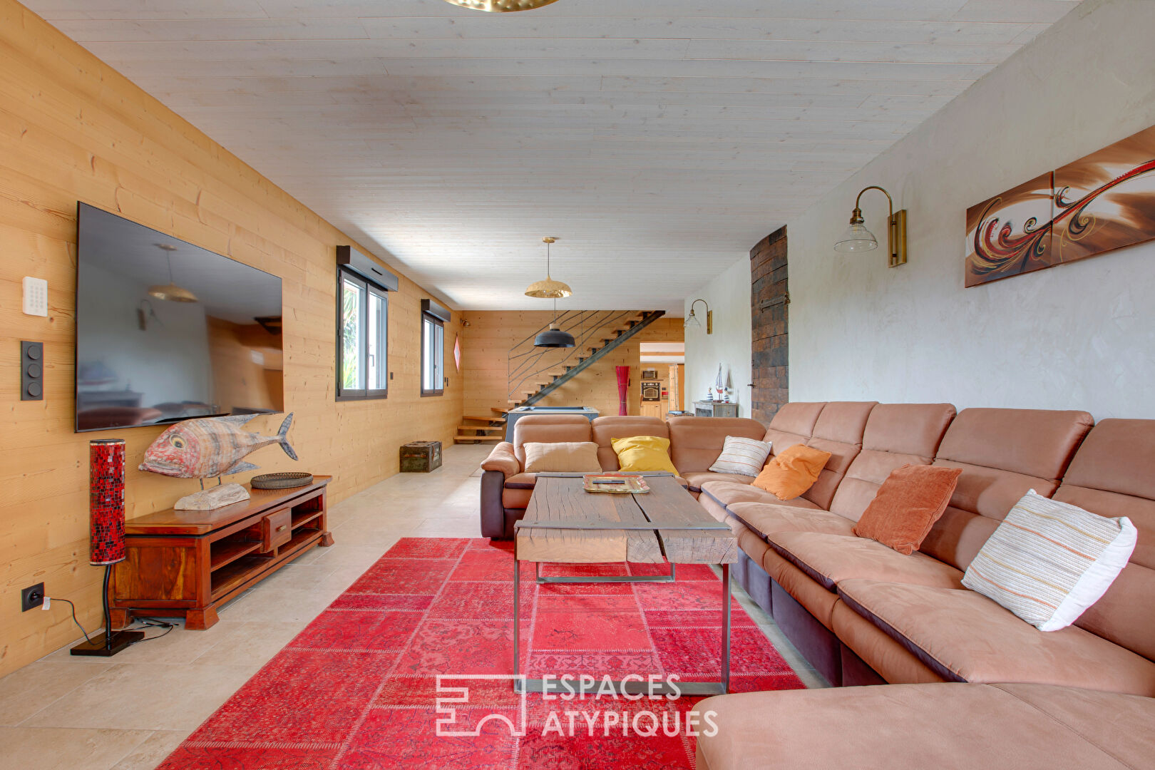 Contemporary elegance in the heart of a chalet atmosphere