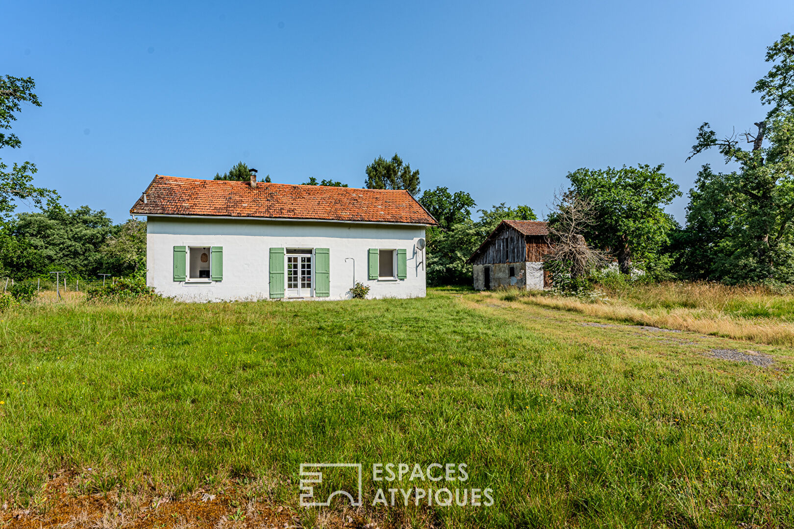 Maison historique de résinier au coeur du Parc Naturel des Landes