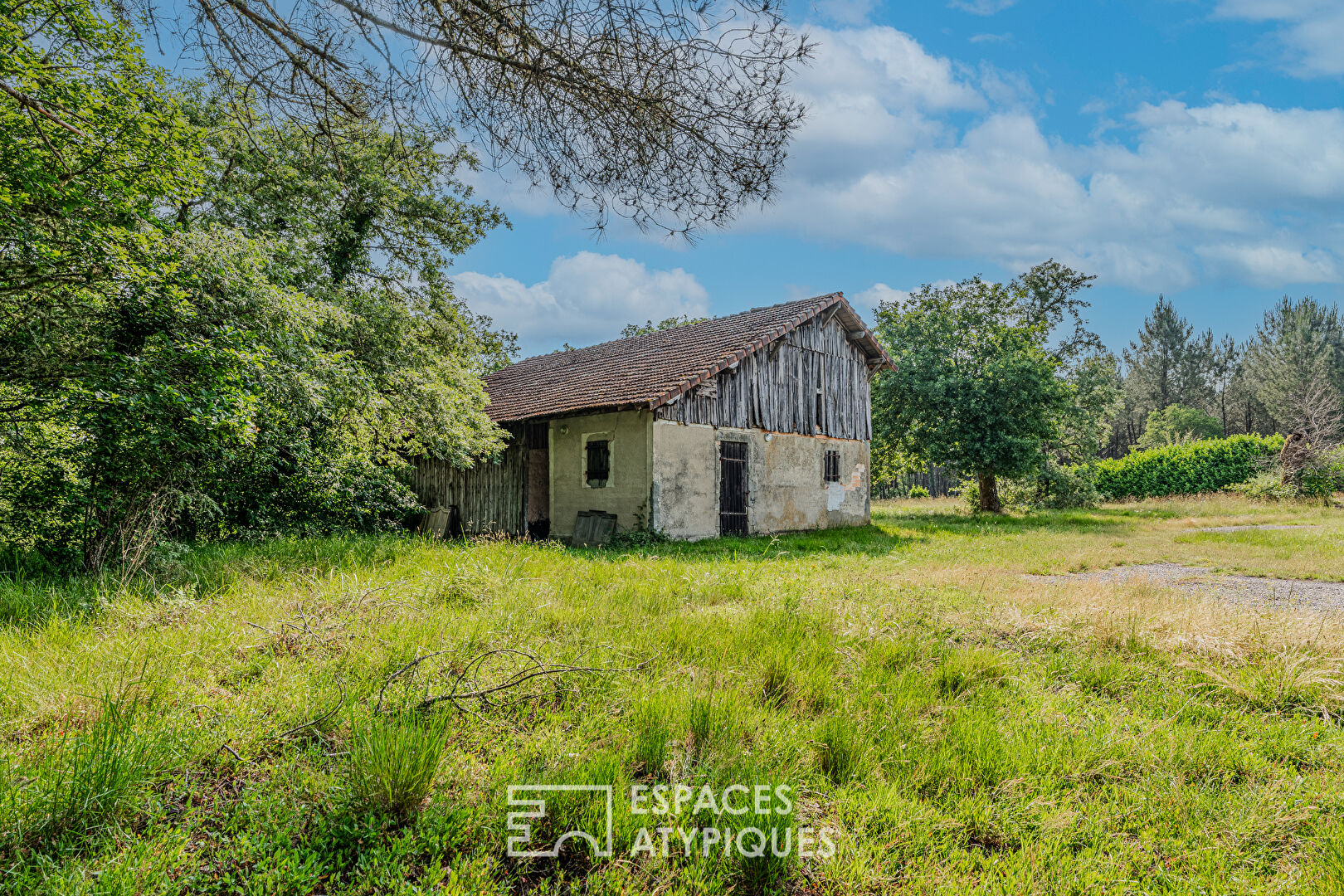 Maison historique de résinier au coeur du Parc Naturel des Landes
