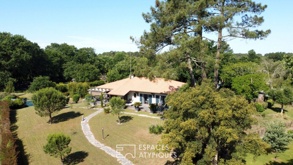 Maison Landaise de caractère au cadre de vie privilégié