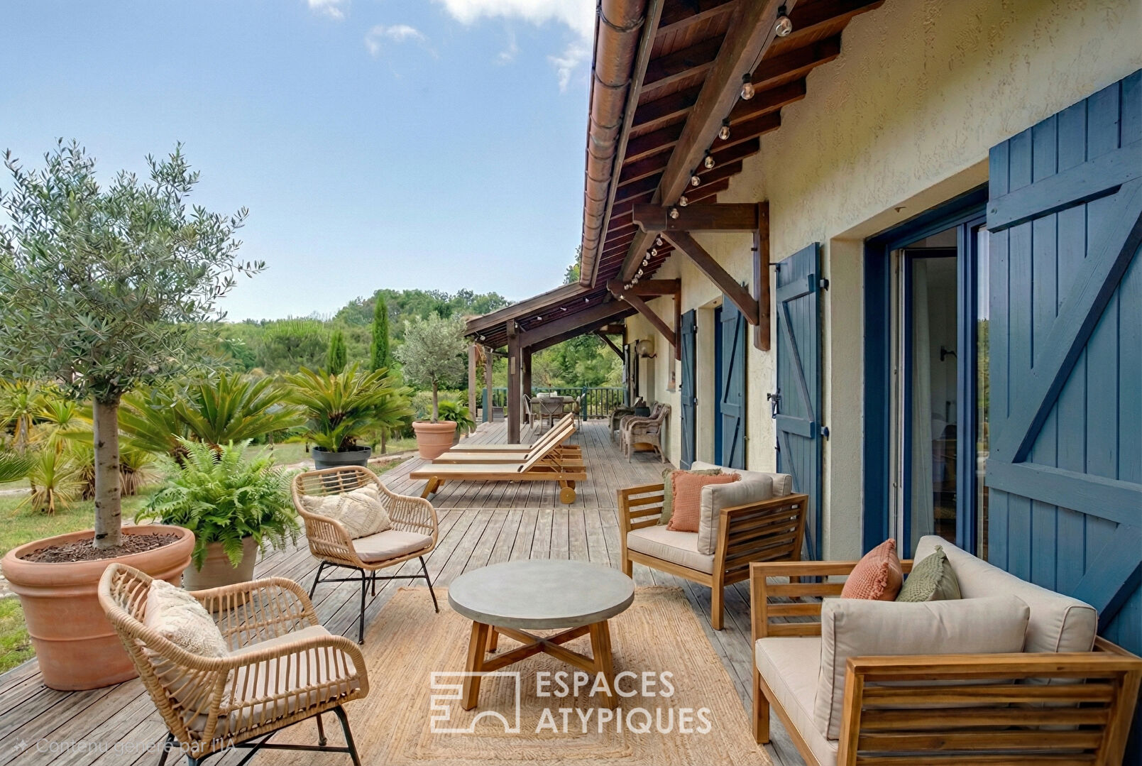 Maison Landaise de caractère au cadre de vie privilégié