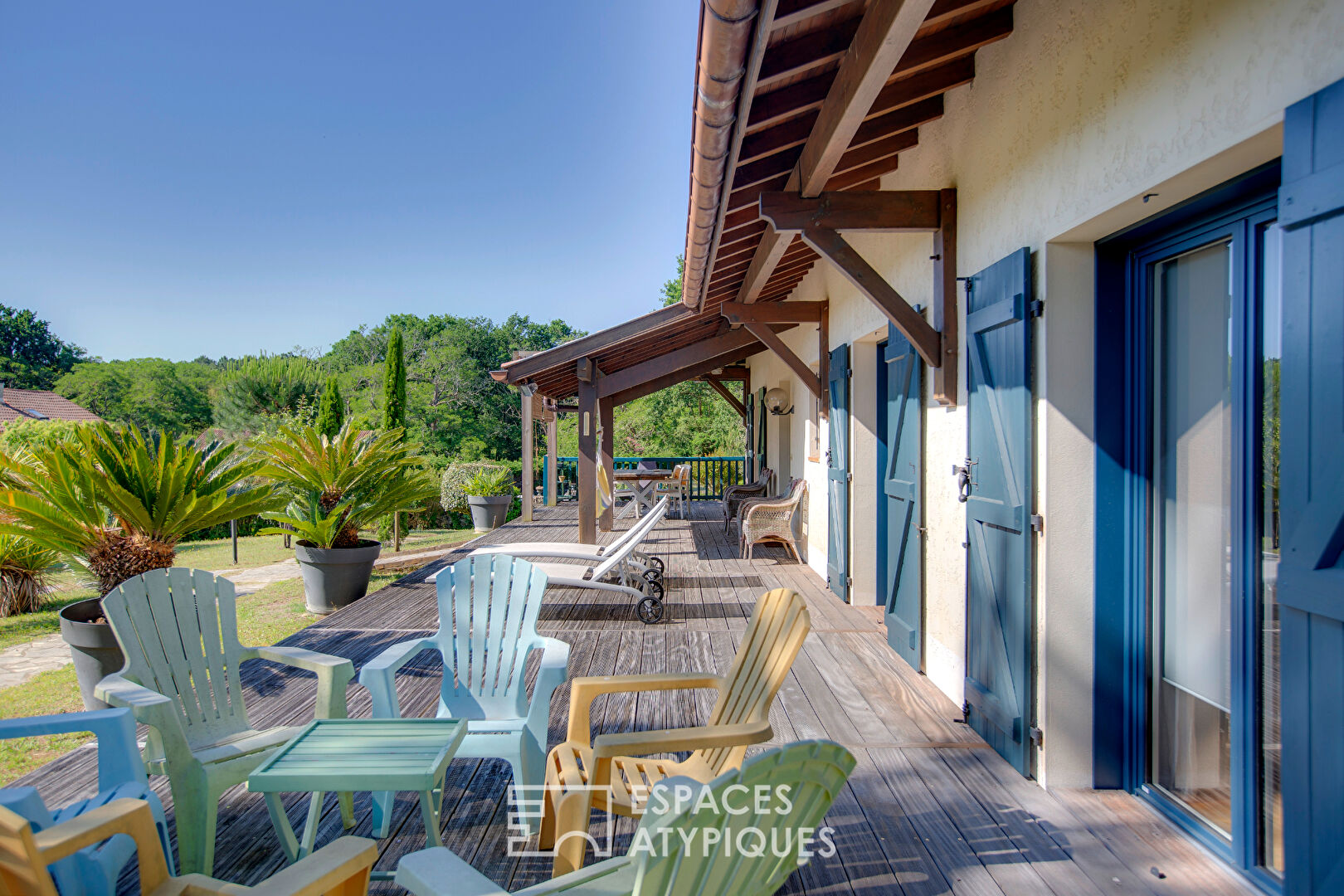 Maison familiale en lisière de forêt