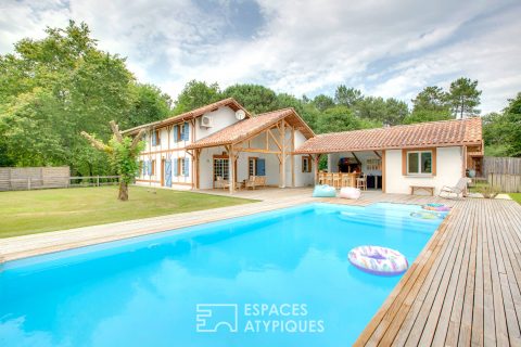 Propriété avec gîte et piscine dans un écrin de verdure