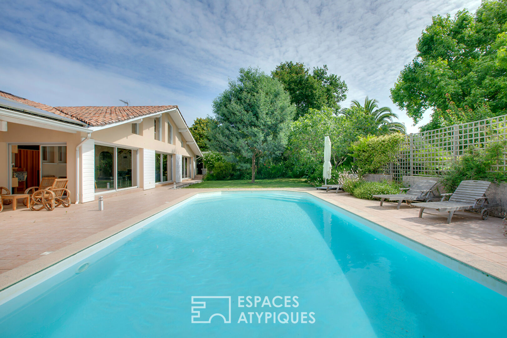 Maison familiale avec piscine à Labenne, proche océan