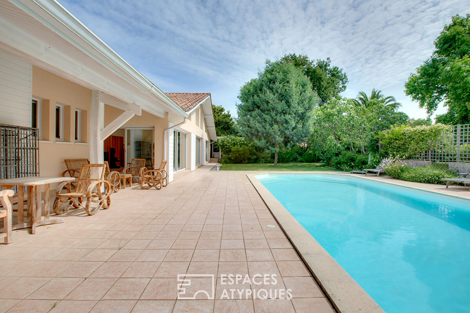 Maison familiale avec piscine à Labenne, proche océan
