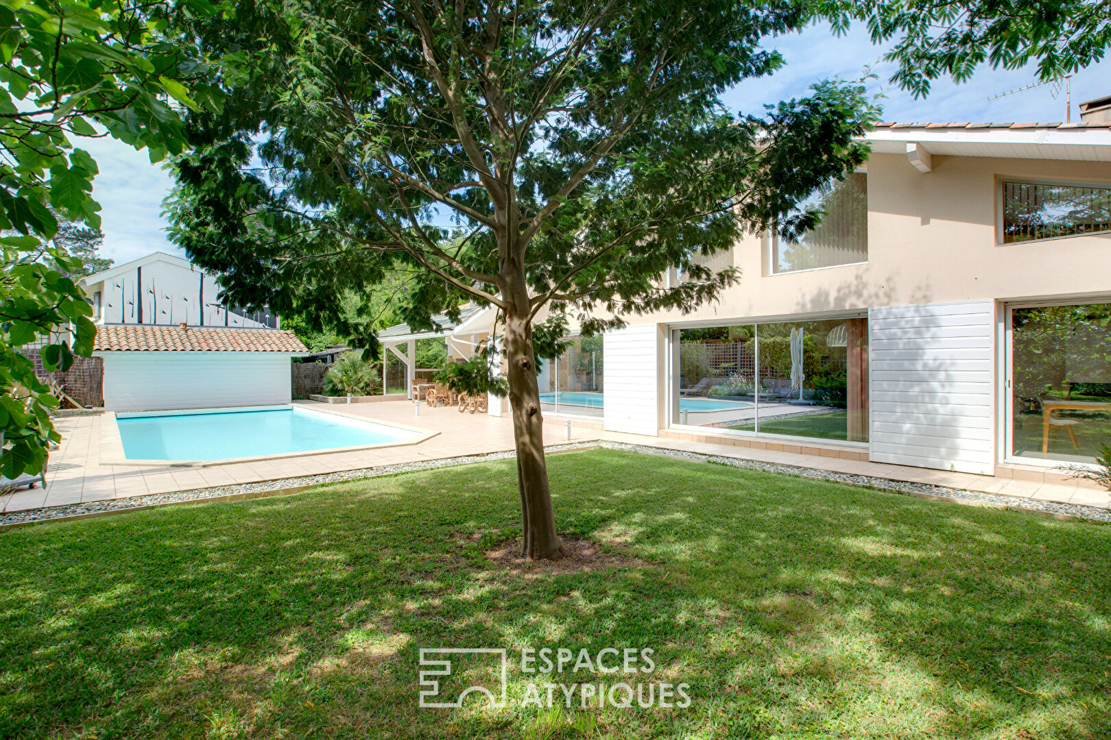 Maison familiale avec piscine à Labenne, proche océan