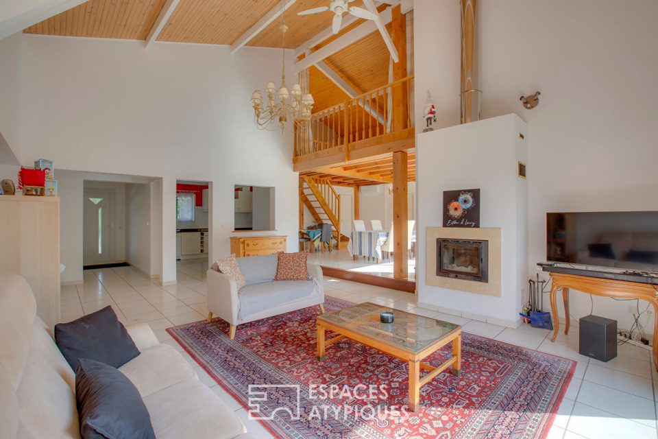 Maison familiale avec piscine, à deux pas de l'océan