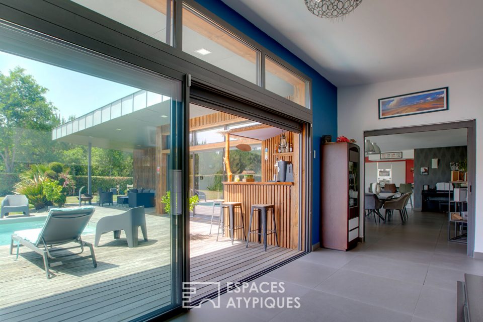 Villa de plein pied à l'architecture contemporaine