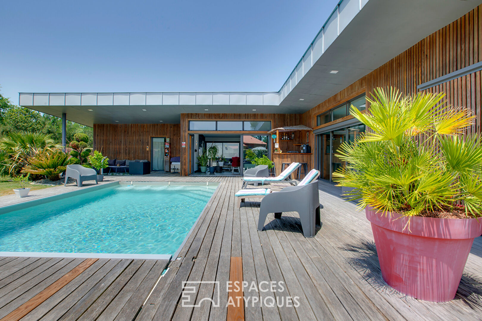 Villa de plain pied à l’architecture contemporaine