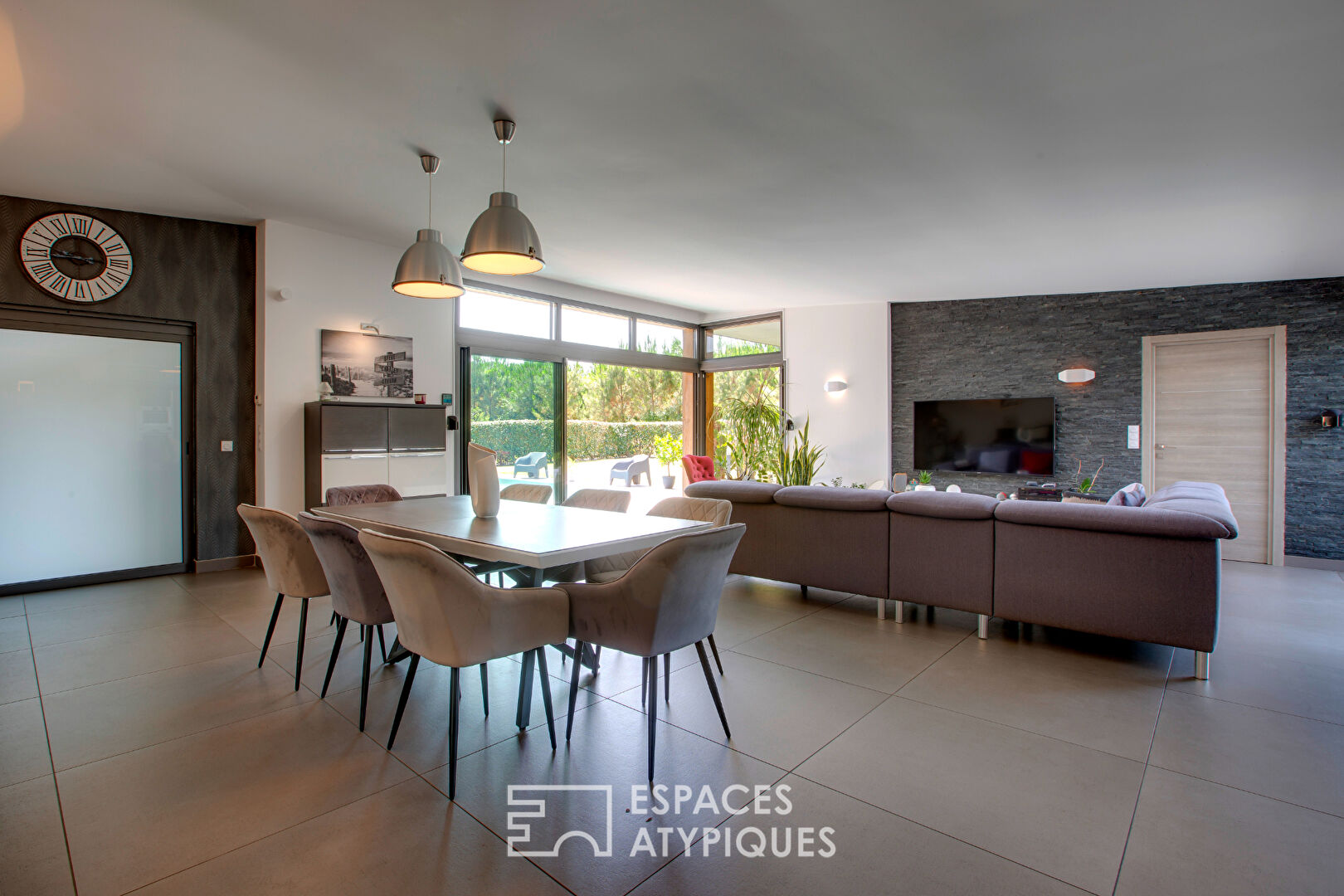 Villa de plain pied à l’architecture contemporaine