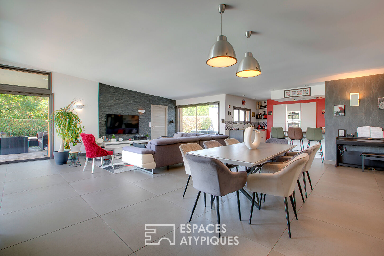 Villa de plain pied à l’architecture contemporaine