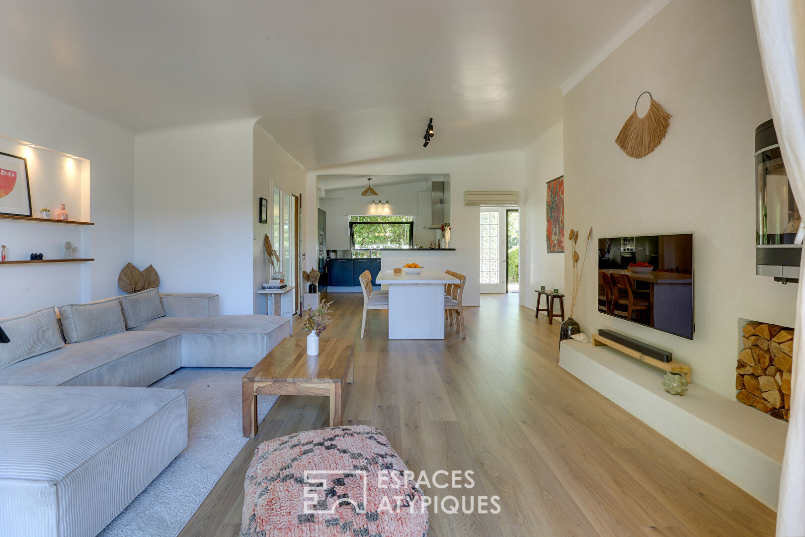 Maison d’architecte rénovée des années seventies