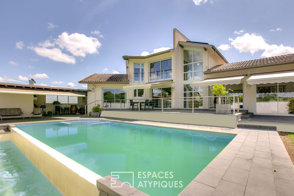 Maison d'architecte aux portes du futur golf