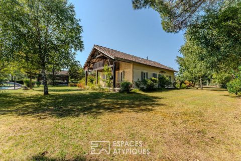 Authentique maison en pierre et son parc aboré