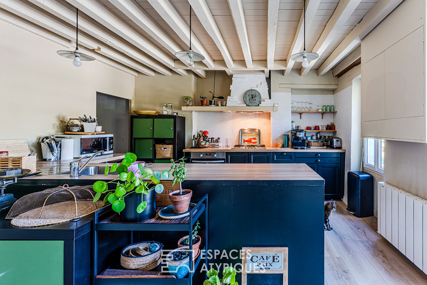 Maison de caractère restaurée dans un esprit Loft
