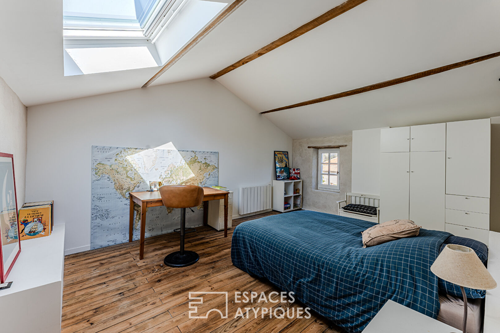 Maison de caractère restaurée dans un esprit Loft