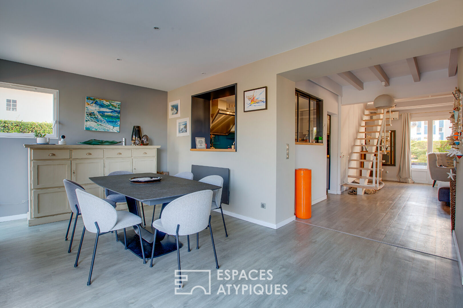 Maison landaise familiale en bord de mer plage La Centrale