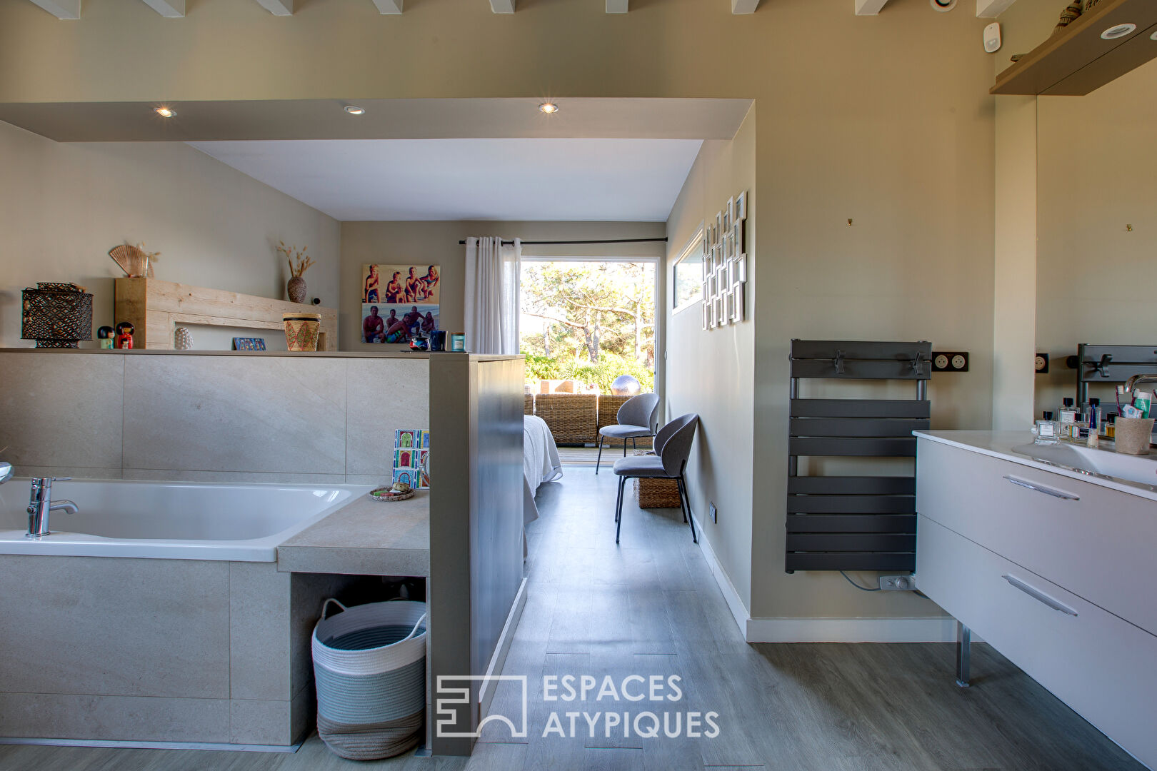 Maison landaise familiale en bord de mer plage La Centrale