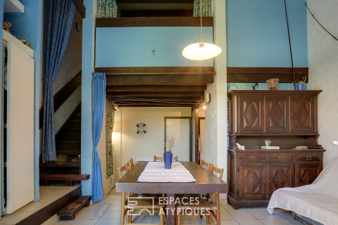 Villa patio au pied des dunes, plage des Bourdaines