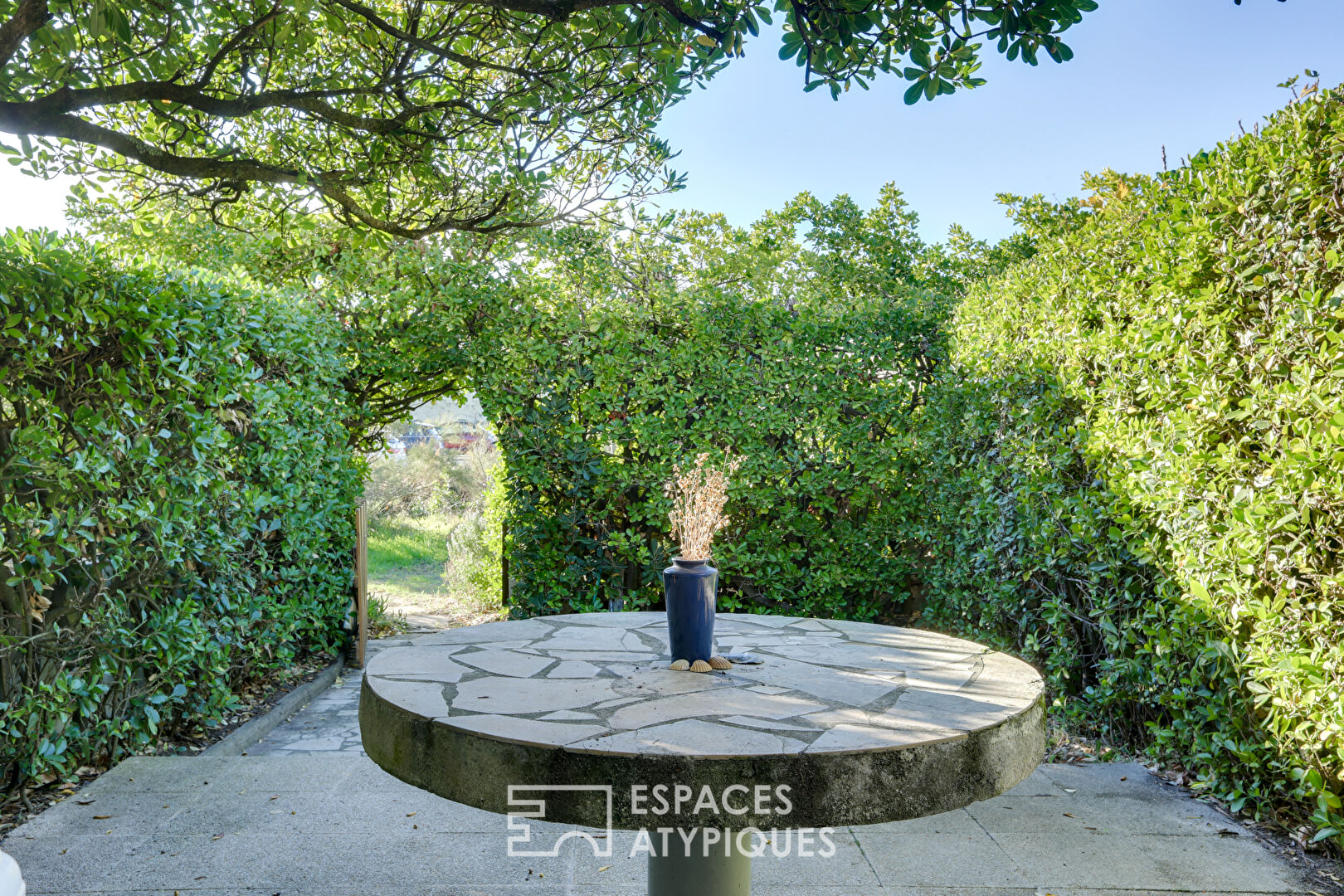Villa patio au pied des dunes, plage des Bourdaines