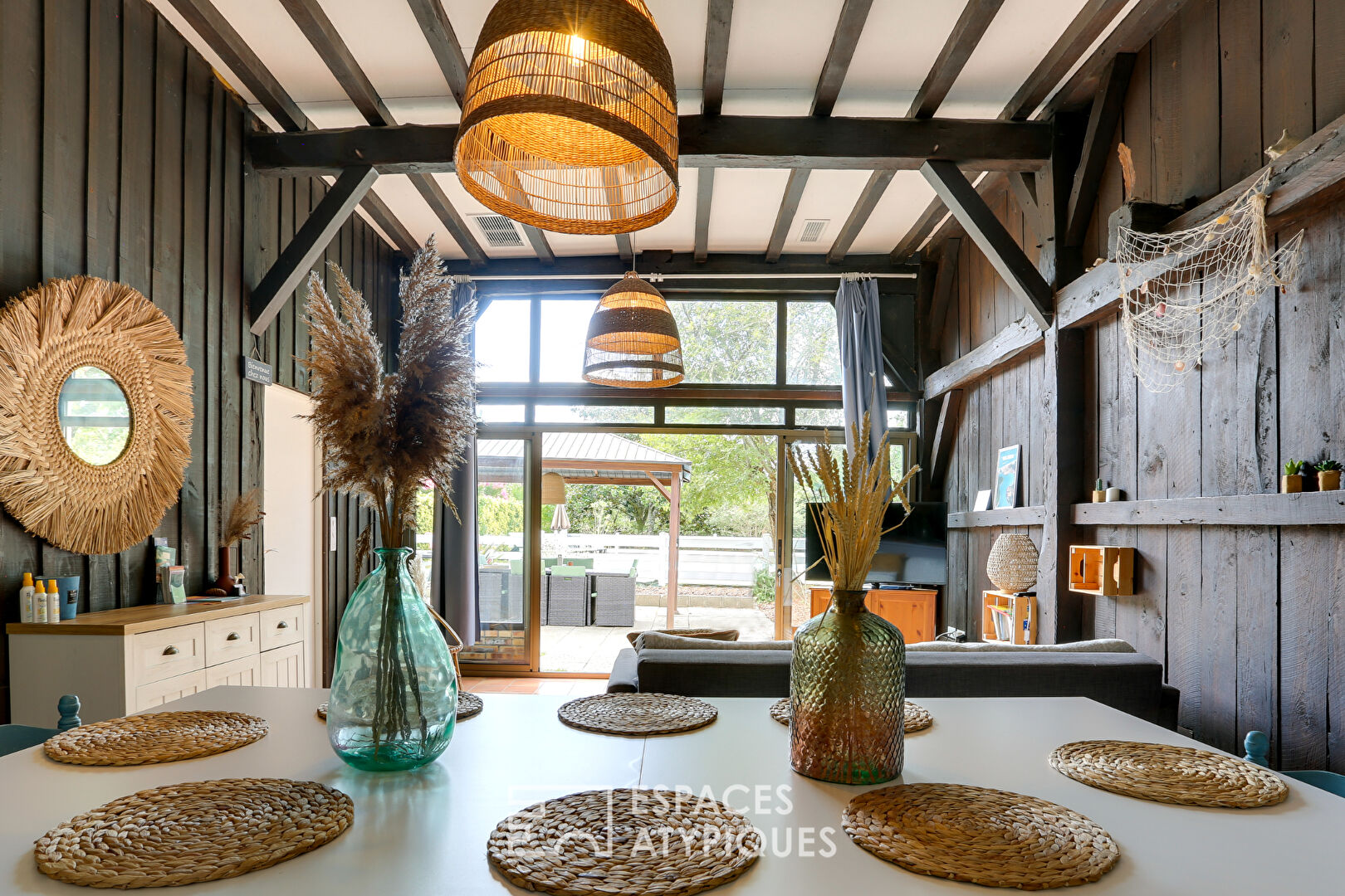 Airial landais du XIXe siècle rénové, piscine et parc arboré à 10 min de l’océan