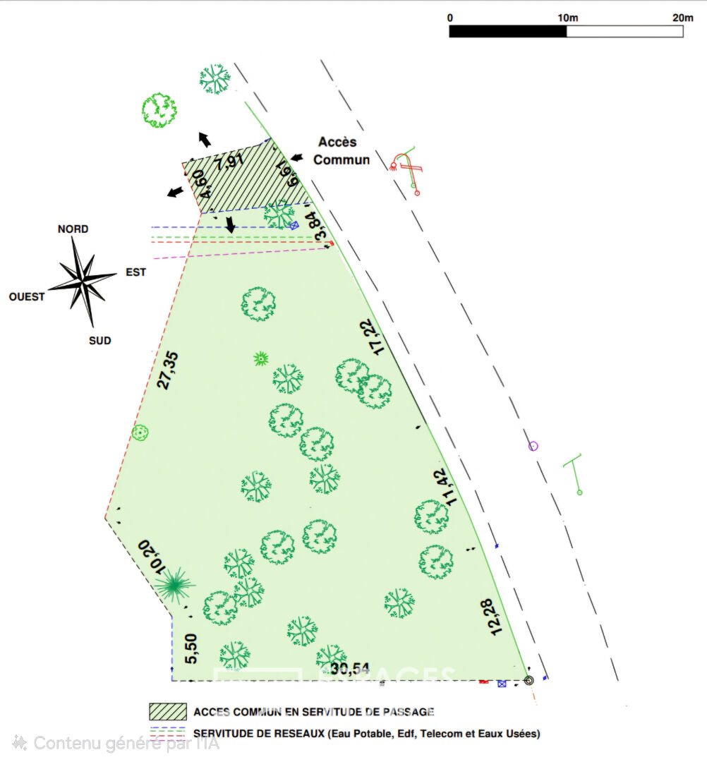 Terrain constructible à 10 km des plages landaises