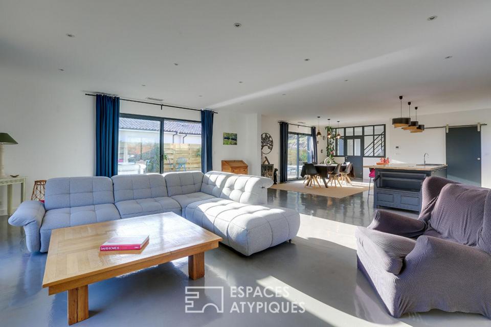 Villa contemporaine avec piscine à 5 km de l'Océan