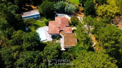 Entre étang et océan, une villa d&rsquo;exception