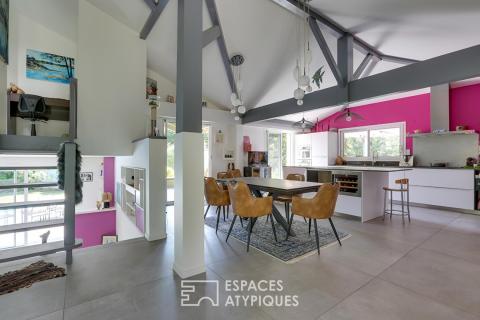 Entre étang et océan, une villa d&rsquo;exception