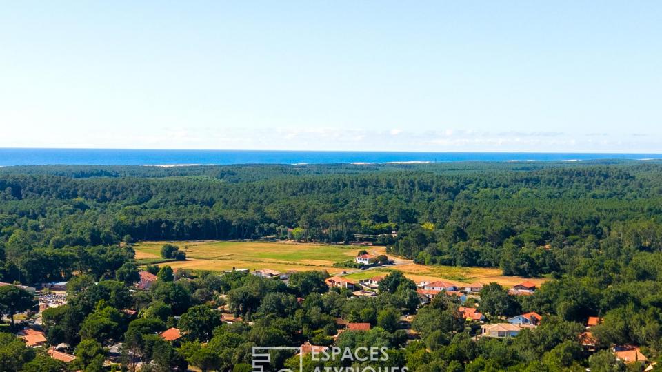 Terrain à bâtir entre vie de village et plages océanes