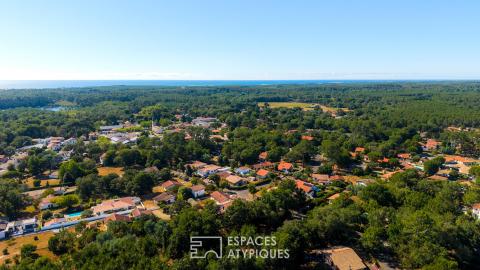 Terrain à bâtir entre vie de village et plages océanes