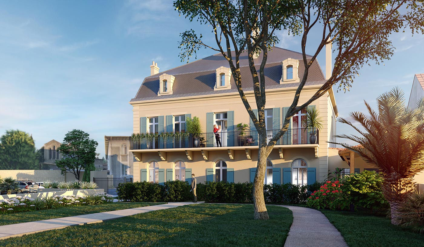 Rez-de-jardin neuf en duplex, avec 2 places de stationnement