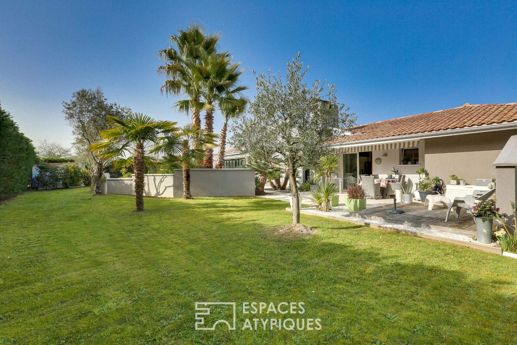 Maison d’architecte avec piscine